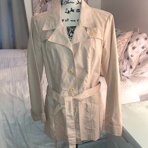 Calvin Klein Light Blush pink colored trench